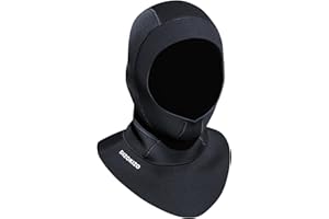 Dizokizo Diving Scuba Hood 3mm Thermal Neoprene Wetsuit Hood for Men Women Wetsuit Hat Cap for Snorkeling Kayaking Sailing Surfing with Flow Vent