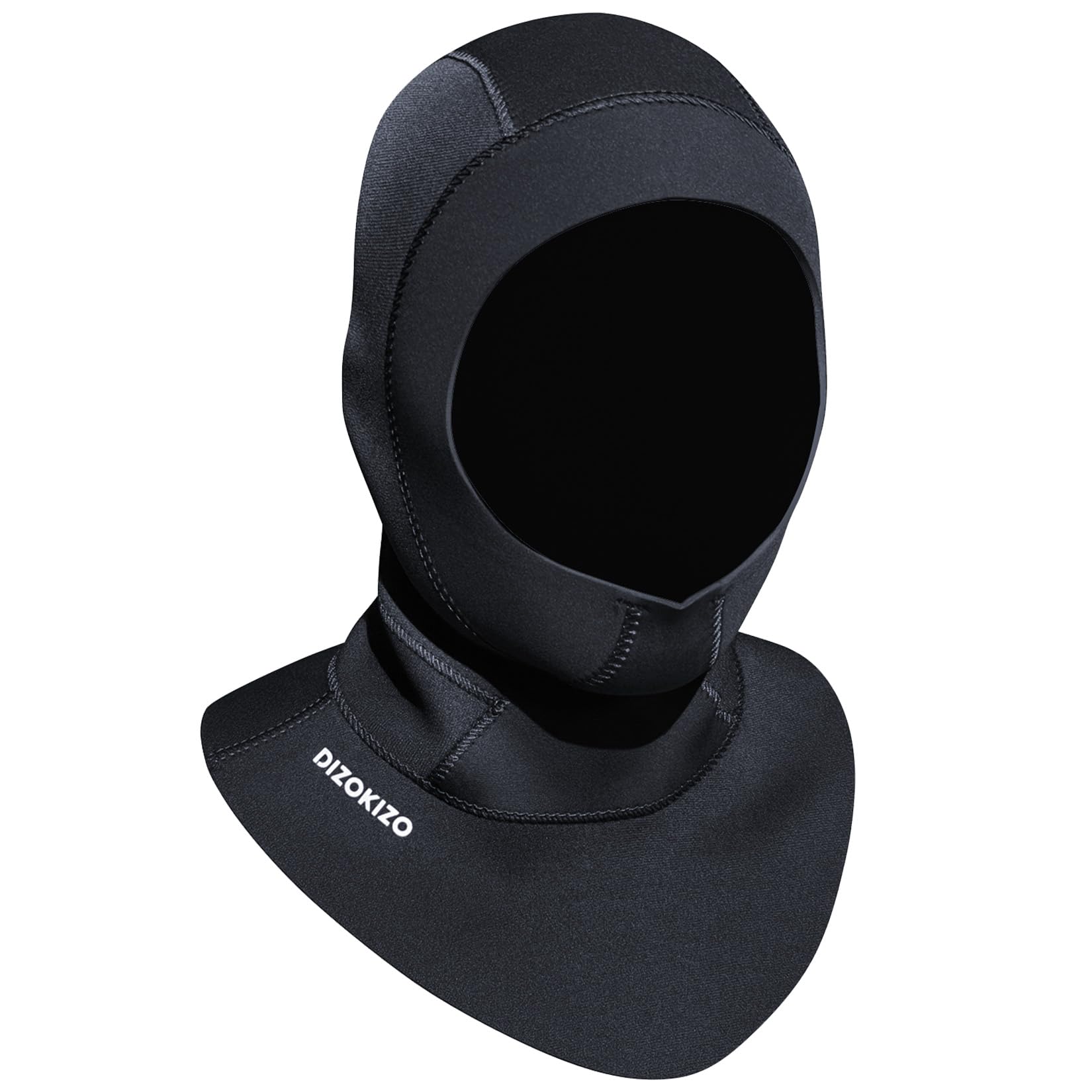 Photo 1 of Dizokizo Diving Scuba Hood 3mm Thermal Neoprene Wetsuit Hood for Men Women Wetsuit Hat Cap for Kayaking Snorkeling Sailing Water Sports with Flow Vent (M)