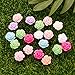 Dr.Beauty 100 pcs Miniatures Fairy Garden Accessories Miniature Ornament Kit with Tweezer Outdoor Plant Decoration DIY Décor Kit