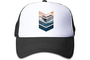 Waldeal Boys' Sunrise Surfer Mesh Trucker Hat Kids Toddler Snapback Baseball Cap