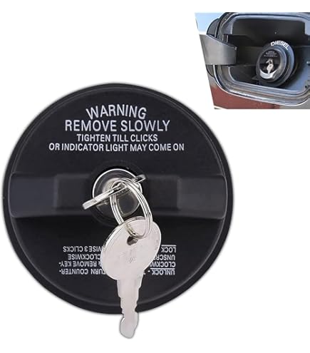 thumbnail image 2 of Toyota Tundra Chevy Series Fuel Tank Cap With Keys Locking Gas Cap - Waterproof Fuel Tank Cover With Keys Compatible With Toyota Chevy Models Waterproof Gas Cover 2 of 13