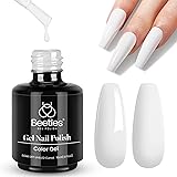 Beetles White Gel Nail Polish,15ml Fall Soak Off UV