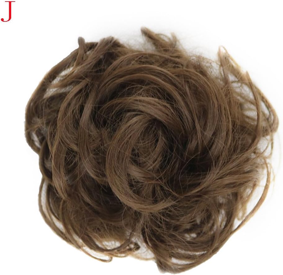 YOUU Women'S Curly Messy Bun Hair Wig Scrunchie Scrunchy Updos Twirl Piece Wigs Extensions Hairdressing Chignon Tray Ponytail Hairpieces For Pretty Girl Wig