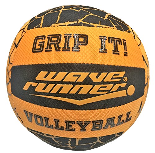 Flash Sales Wave Runner Grip It Waterproof Volleyballl Size 9.25 inches Hydro With Sure Grip Technology Let's Play Volleyball in the Water! Bulk available (Orange)