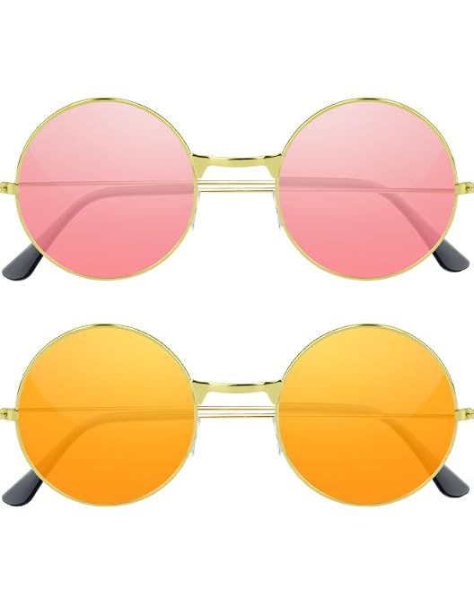 Pack De 10 Gafas De Sol Retro De Colores - Estilo Años 90, Pequeñas Y Ligeras Para Fiestas Y Disfraces