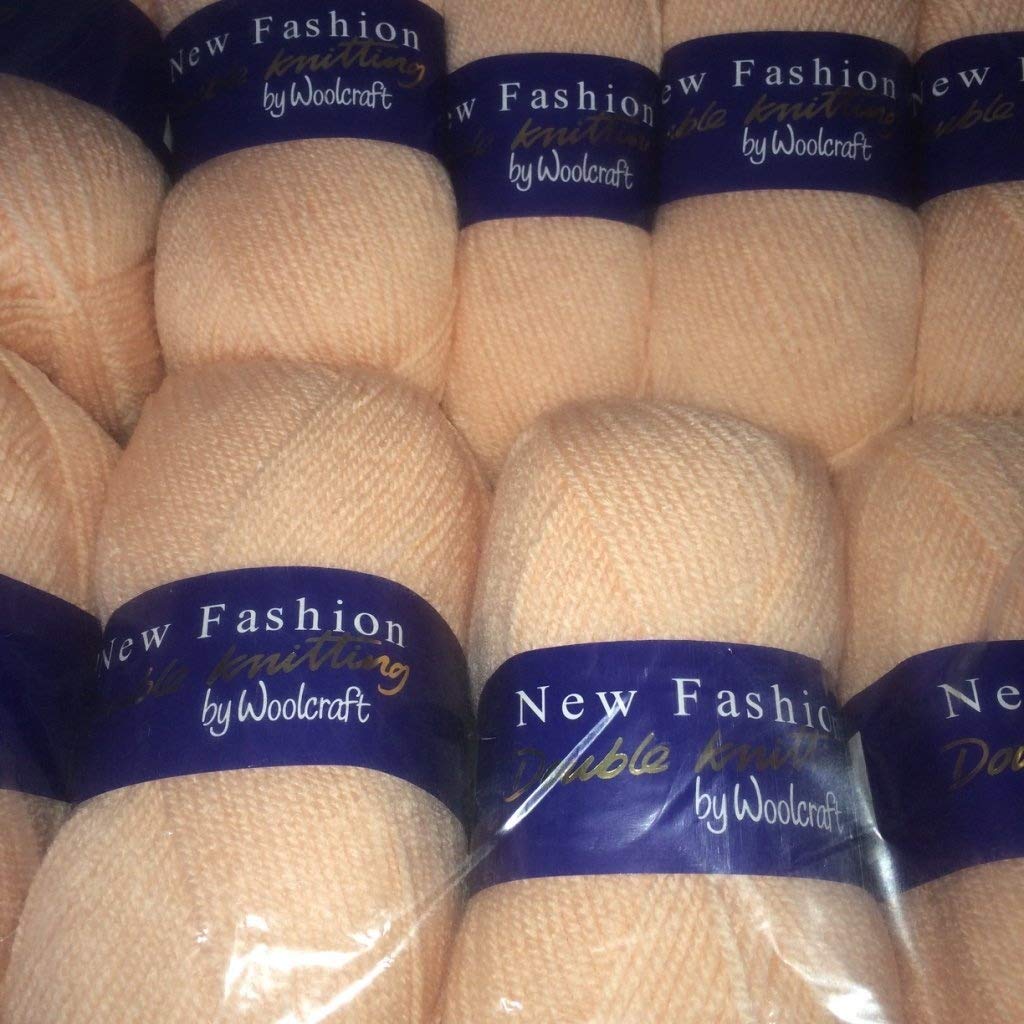 5 x 100g Woolcraft Dk Double Knitting Wool, Yarn (5 x 100g Face 220)