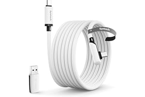 Syntech Link Cable Compatible with Meta/Oculus Quest 3S/Quest 3/Quest2/Pro/Pico 4/Ultra and PC/SteamVR, 16FT Upgraded Type C 