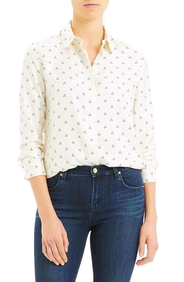 Theory Vintage Dot Classic Straight 