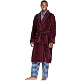 Lands' End Men's Turkish Terry Cloth Robe Calf Length with Pockets