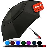 SIEPASA Golf Umbrella Large 62/68/72 Inch Automatic Open Golf Umbrella Extra Large Oversize Double Canopy Vented Umbrella Windproof Waterproof for Men and Women.