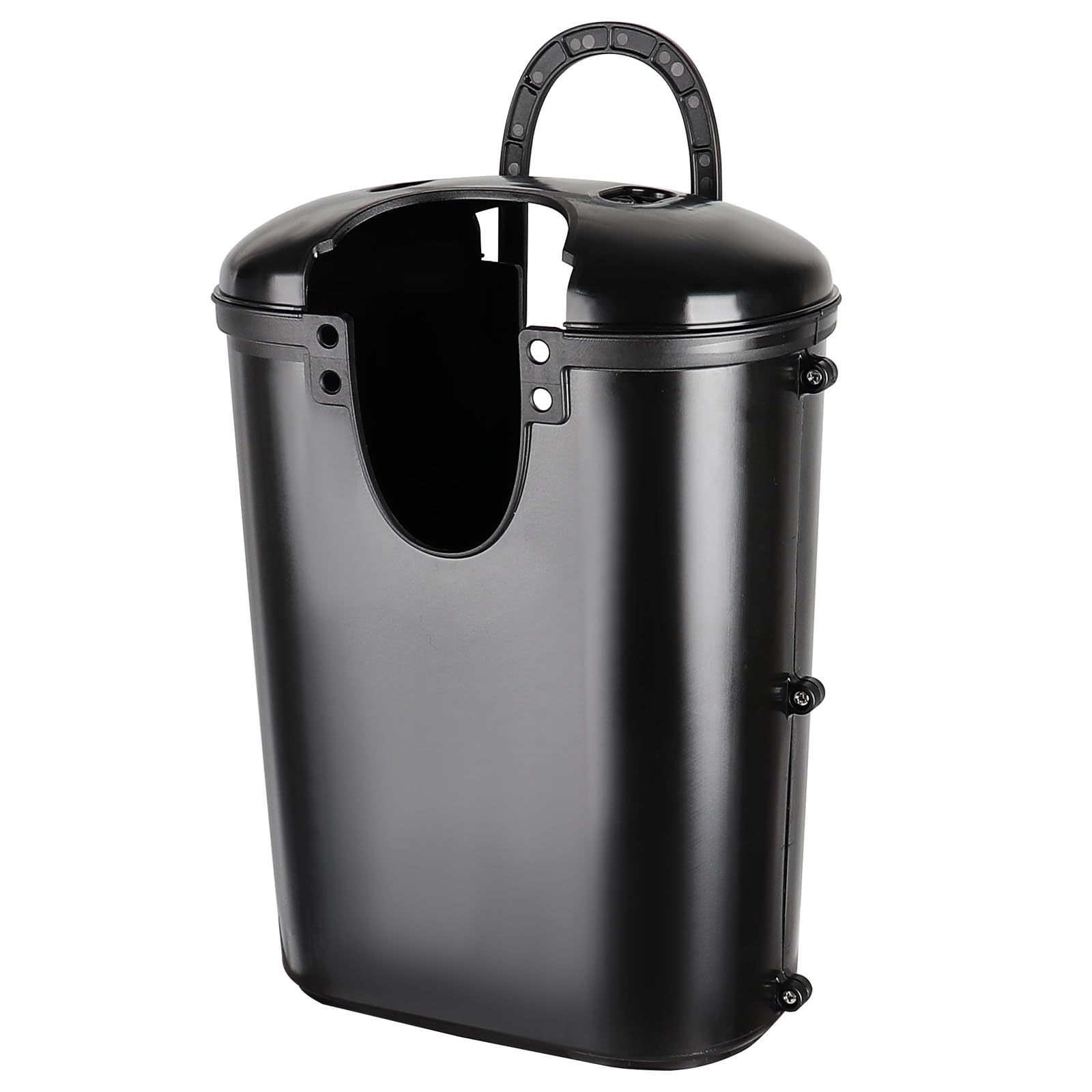 Photo 1 of Garden Hose Storage Basket,Hose Holder for Outdoor,Water Hoses Hideaway Storage Box with Drainage Holes,Easy to Store Garden Hose Keep The Backyard Patios and Outdoor Garden Tidy?Black?