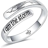 MDJY 925 Sterling Silver Inspirational Rings for Women Hope Rings Encouragement Jewelry