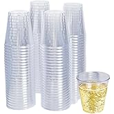 Craft And Party, 2oz Premium Clear Shot Glasses. Disposable Clear Cups for Wine Tasting, Vodka, Whiskey, jelly shot, sample Cups For Party and Gathering. (100)