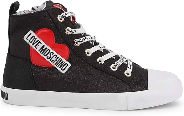 moschino glitter sneakers
