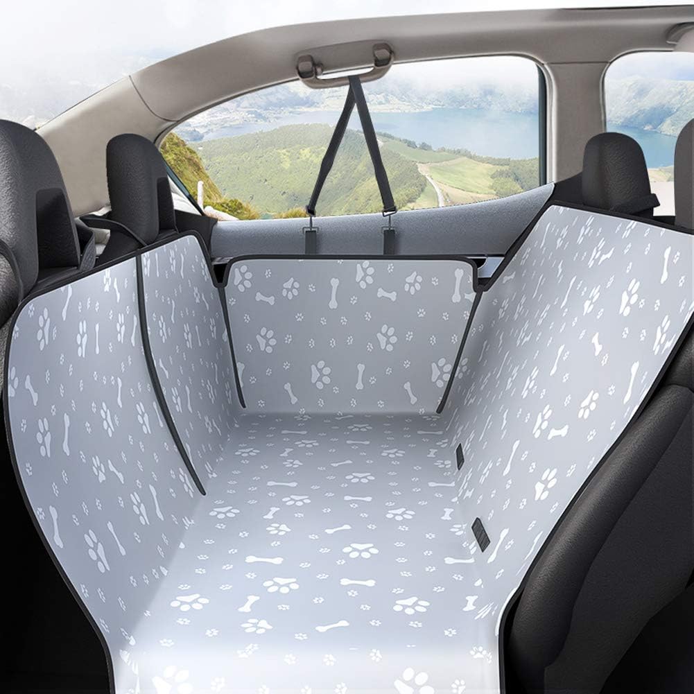 DGSD Funda para Asiento De Coche para Perros, Impermeable, A Prueba De Arañazos Y Funda De DGSD Funda para Asiento De Coche para Perros, Impermeable, A Prueba De Arañazos Y Funda De