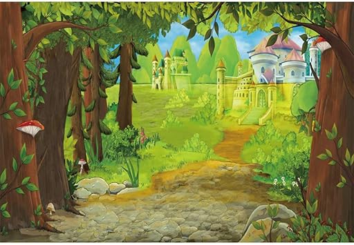 Amazon Com Leyiyi 15x10ft Cartoon Forest Photography Backdrops