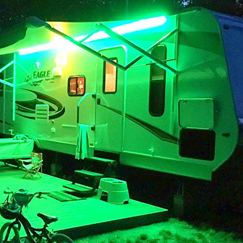 Boogey Lights KRV-VS-MC-WH M7 Hi-Intensity Awning Light for RVs, Motor Homes, Campers and Trailers