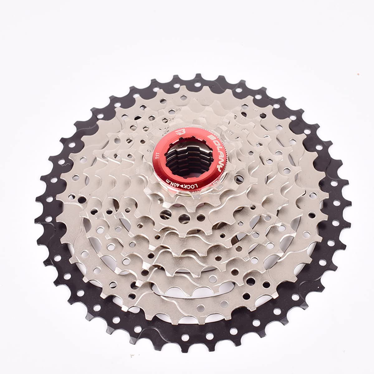 BIKECO MTB Cassette 8-Speed Cassette 11-32T 11-36T 11-40T 11-42T Bicycle Cassette Wide Ratio Bicycle Cassette Sprocket Compatible with Shimano Ultegra xt Sunrace Sram (Except XD) (8-Speed 11-40T)