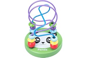 tioyeah 5400 Bead Maze Roller Educational Developmental for Preschool Activity for 5400 (D, 9x9x12cm)