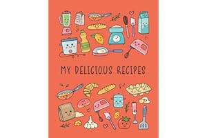 Kids Blank Recipe Book: A Blank Recipe Books for Kids to Write in Their Delicious Recipes | Gifts for Kids Who Love to Cook