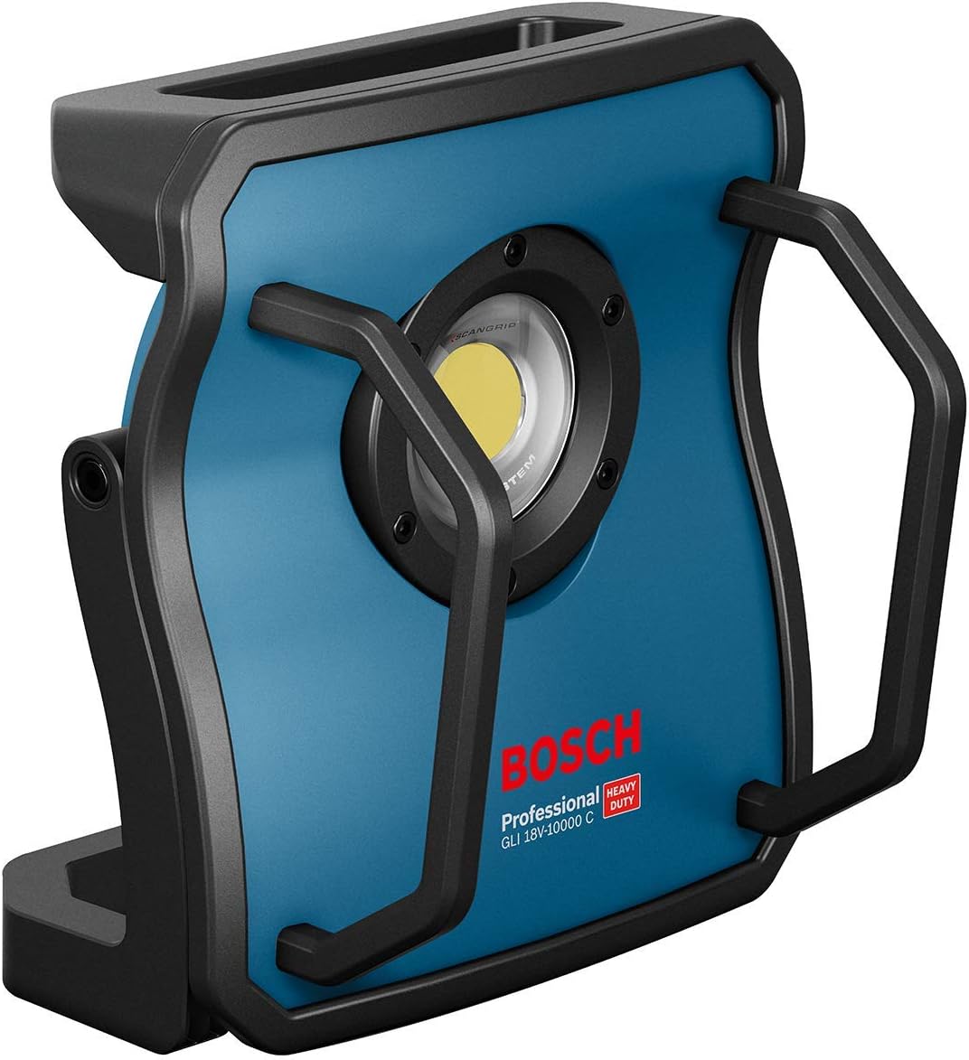Bosch Professional 18V System Cordless Floodlight GLI 18V-10000 C (Luminosity: 10,000 lm, Without Battery/Charger)