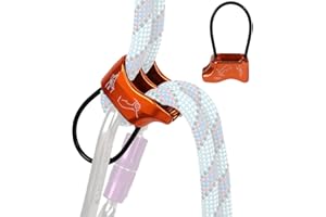 AOKWIT Professional 25KN Rappel ATC Belay Device Aluminum V-grooved Rock Climbing Belay Device Rappelling Descender Safety Equipment