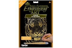 ROYAL & LANGNICKEL Royal and Langnickel Gold Engraving Art, Bengal Tiger