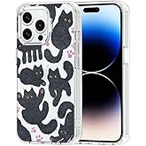 MOSNOVO Case for iPhone 14 Pro Max, [Buffertech 6.6ft Military-Grade Drop Protection] [Anti Peel Off Tech] Clear TPU Bumper P