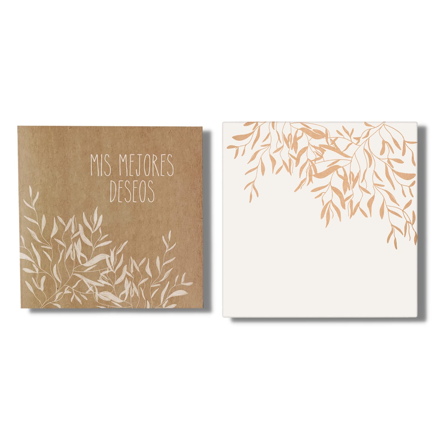 Forletter - Kraft Greeting Card 6" x 6" Best Wishes