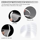 Siqian Clear Face Visors 10 Pcs Eye Shield Transparent Eyelash Shield Shower view 4