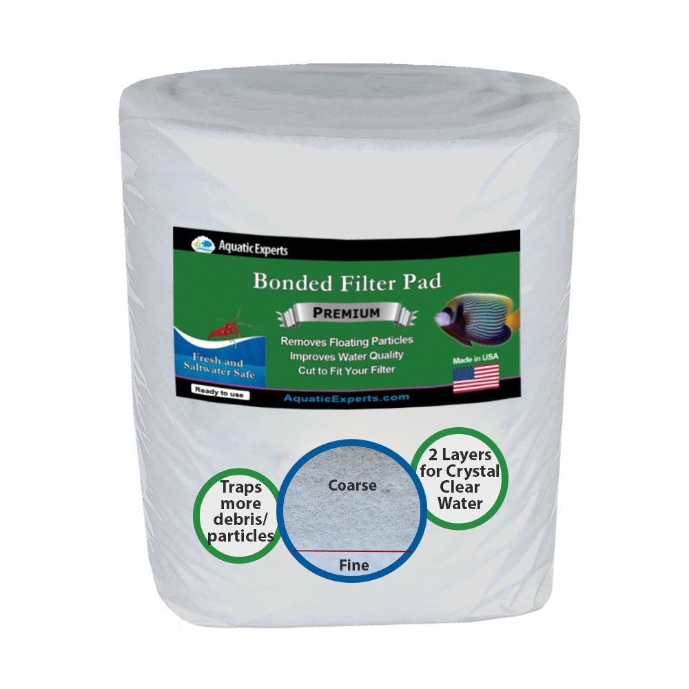 Aquatic Experts Aquarium Filter Media Roll 12" 72" 3/8 to 1/2 inch