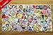 100 Pieces Waterproof Vinyl Stickers for Personalize Laptop, Car, Helmet, Skateboard, Luggage Graffiti Decals (E - section)