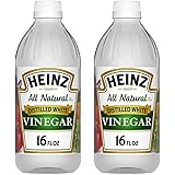 Heinz All-Natural Distilled White Vinegar, 5% Acidity, 16 Fl Ounce (2-Pack)