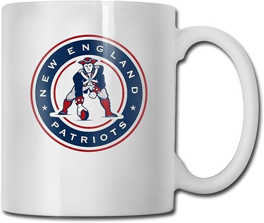 Cups New England Patriots High Quality White Design Funny Coffee Mug Tee Cup Gift For Fans Husband Wife Girlfriend Amazon Co Uk Kitchen Home