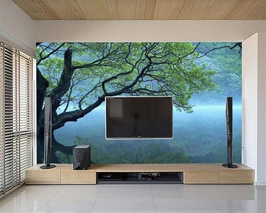 Amazon Hxcok カスタム写真壁紙現代壁紙ツリー風景アートデザイン寝室オフィスリビングルーム壁紙 250cmx175cm 壁紙
