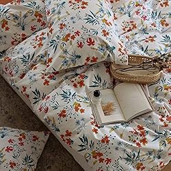 Luxlovery Botanical Floral Comforter Set King