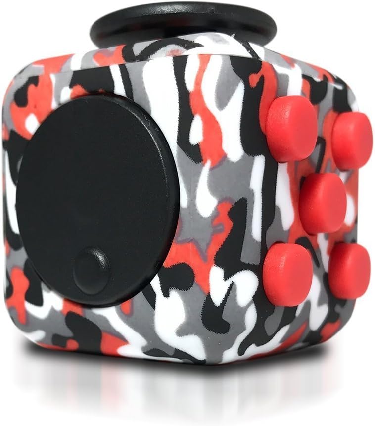 red fidget cube