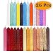 Anezus 26Pcs Antique Sealing Wax Sticks with Wicks for Postage Letter Retro Vintage Wax Seal Stamp, Assorted Colors
