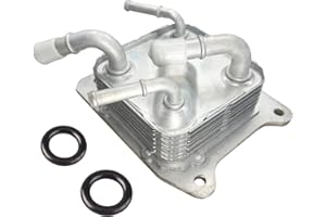 EYSENC Engine CVT Transmission Oil Cooler with O-rings Compatible with 2013-2019 Nissan Altima Maxima Murano Pathfinder Quest Rogue 2.5L & 3.5L 4/6 Cylinder Engine
