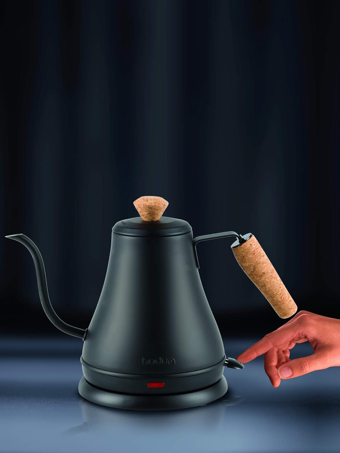 Bodum 11883-259US Melior Gooseneck Electric Water Kettle, 27 Ounces, Matte Black: Kitchen & Dining