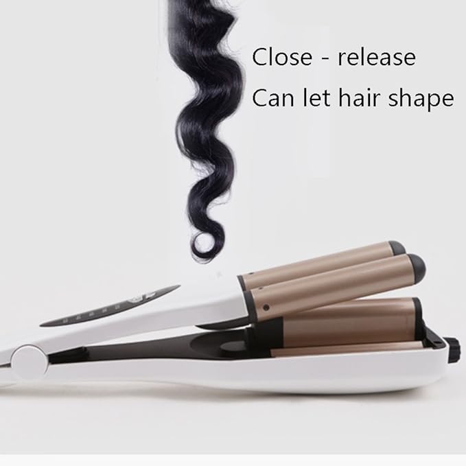 Amazon.com: Hair curler Fyxd Water Ripple 3 Bars Wave Splint Crimper: Home & Kitchen