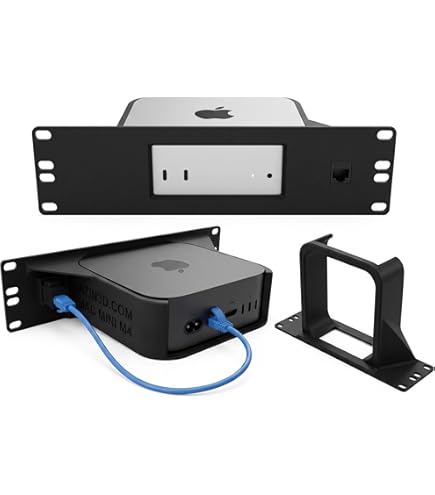 RACKMOUNT RM-AP-T1 Mac mini専用ラック Amazon.com: Apple Mac mini Rack Mount - 1U Server Rack Shelf with