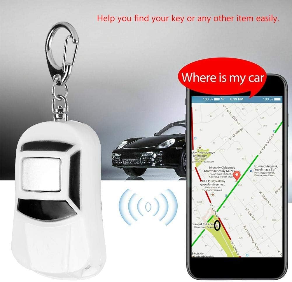 Key Finder, Mini Car-Shape Anti-Lost Key Locator, Keychain Whistle Beep Sound Control with LED Fashlight for Wallets/Car/Pets/Children/Bags - Image 4
