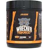 Wrecked Pre Workout Powder, Advanced Formula, Boosts Energy, Focus, Pumps & Performance, 10g L-Citrulline, 6.4g Beta Alanine, 5g Tyrosine, 1g Alpha GPC, 375mg Fast-Acting Caffeine & More (40 Servings)