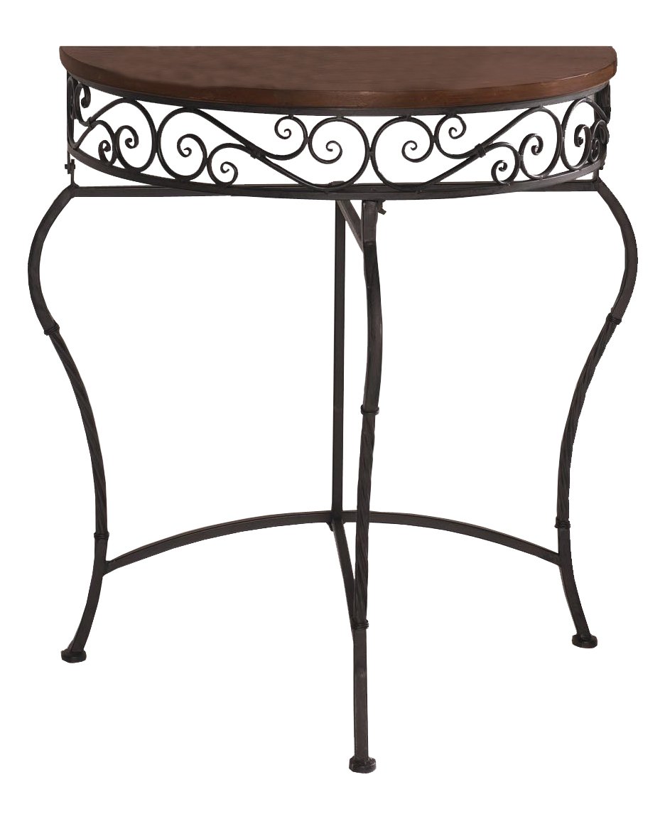 Best Dark Wood End Table Scroll