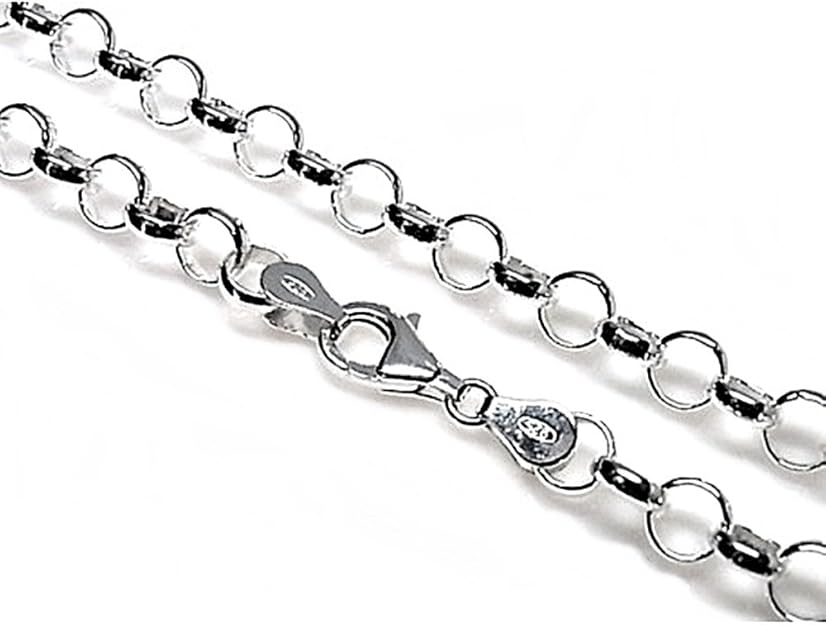 Sterling Silver Chain 90cm 925M. Rolo Thread 1.00mm. [Ab2754] Amazon
