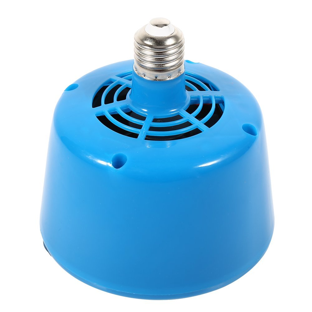 Haofy Poultry Heat Lamp, Waterproof Thick Heat Light Bulb for Pig Piglet Pet Brooder Coop Chicken Duck, Explosion-Proof Light Bulb Dot (Blue)