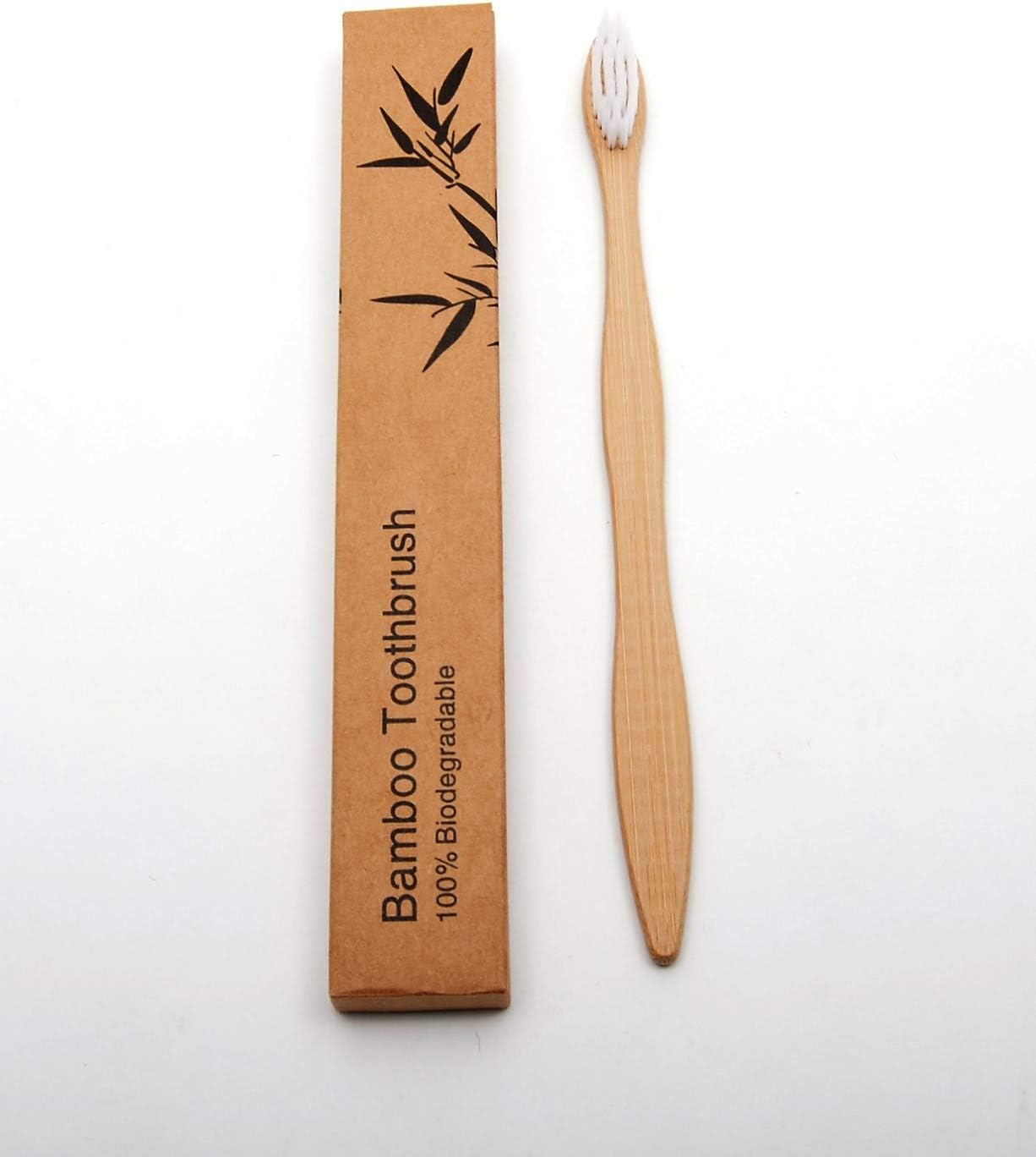 Trimz Bamboo Toothbrush - White bristles - Image 5