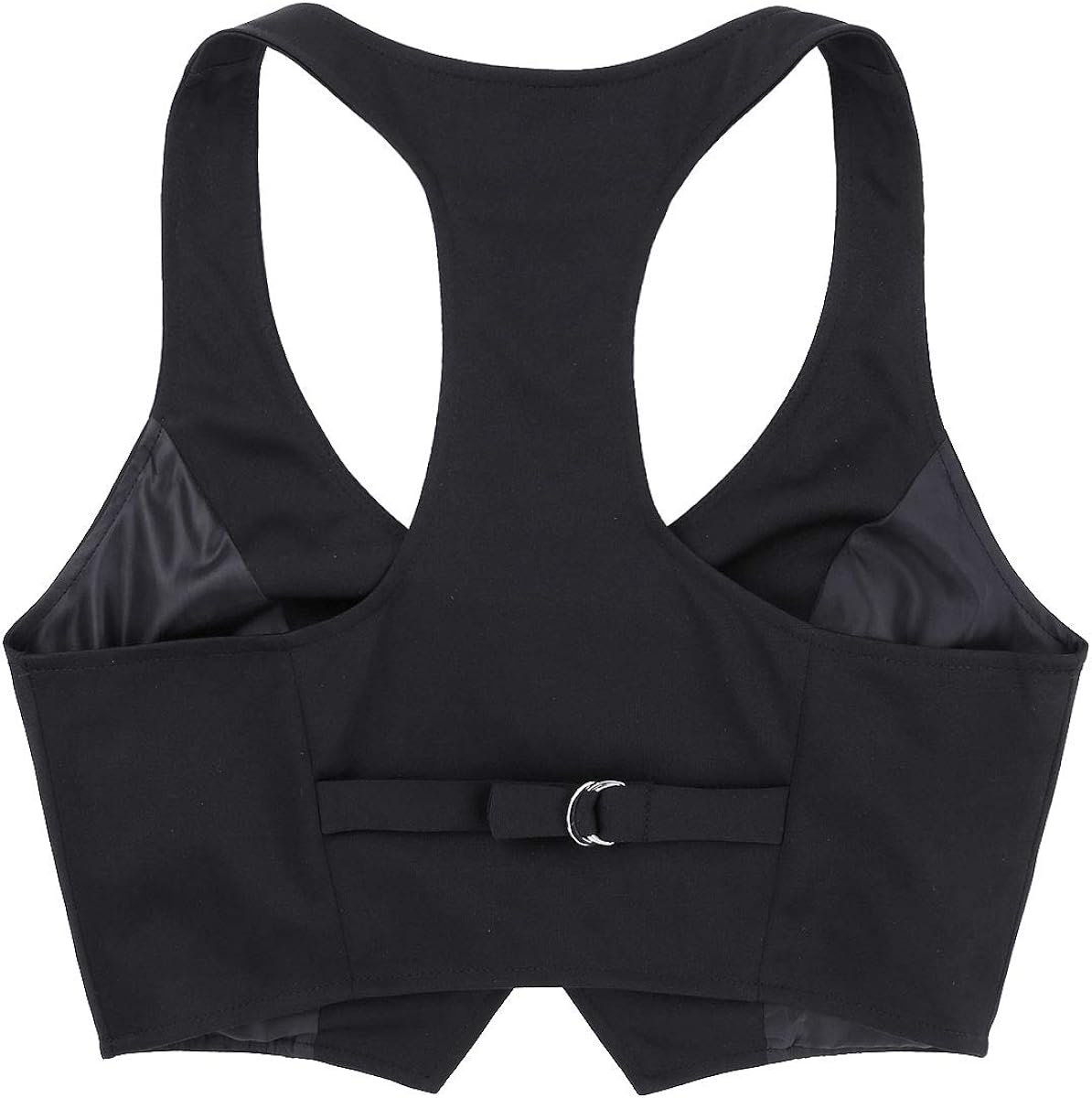 Agoky Womens Racer Back Slim Fit Dressy Waistcoat V Neck Formal Casual Tuxedo Shirts Suit Vest Shirt Vests