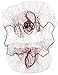 Keystone 109I-LG-DKBRN Dark Brown Lightweight Nylon Invisible Hairnet with 1/4